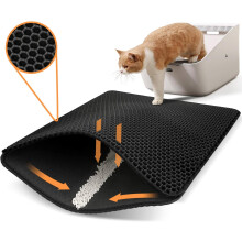 Katzenstreumatte Katzenstreu-Fangmatte, Waben-Doppelschicht-Design, 40 * 50cm