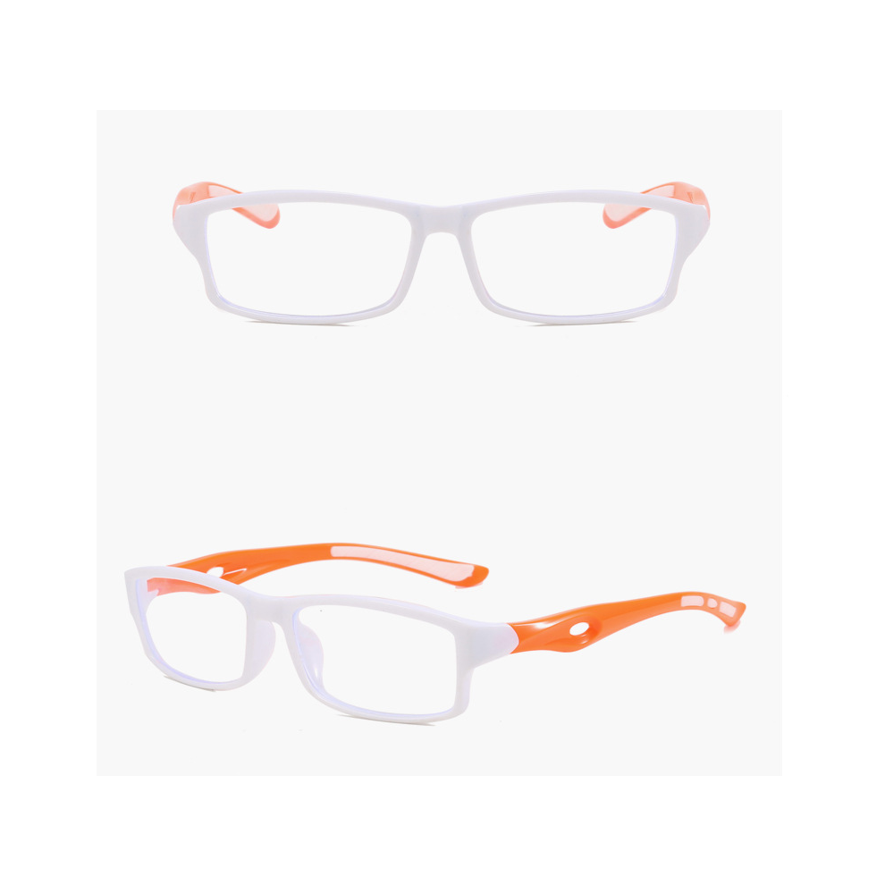 (White+Orange, +3.5) Superb Quality Sports Style Reading Glasses/Super Fashion Comfort Designed +1.0 ~ 4.0