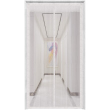 Magnetische Netztür mit 32 Magneten, strapazierfähiger Netzvorhang, geeignet für Türen bis zu 39 x 82 Zoll, Hundetürgitter