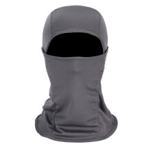 Gesichtsmaske mit UV-Schutz für Männer und Frauen, Sonnenschutzhaube, taktisch, leicht, atmungsaktiv, Sonnenschutz, grau