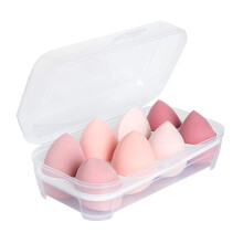 Make-up-Schwamm, Nass- und Trocken-Make-up-Schwamm-Set, Liquid Beauty Blender - Rosa