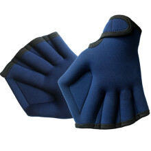 Schwimmhandschuhe mit Schwimmhäuten, Trainingshandschuhe, Aquatic Fitness, Widerstandshandnetz, Schnorcheln, grün