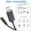 USB-Audioadapter, USB-auf-3,5-mm-Audiobuchsenadapter 5