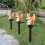 Garten Pile Solar Lichter Outdoor Dekorative Solar Figuren Lichter 5