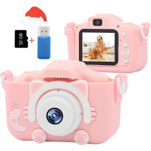 Kinderkamera für Mädchen und Jungen, HD 2,0 Zoll Bildschirm Kinder-Selfie-Videokamera
