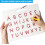 Magnetisches Alphabet-Tracing-Board, ABC-Magnetbuchstaben-Board, Magnettablett 2