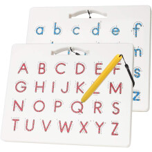 Magnetisches Alphabet-Tracing-Board, ABC-Magnetbuchstaben-Board, Magnettablett