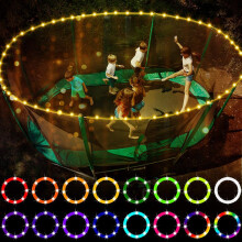 LED-Trampolinlichter, ferngesteuertes LED-Trampolinrandlicht für Trampolin, wasserdicht, 12 m