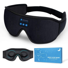 Schlafkopfhörer, Bluetooth 5.0 Kabellose 3D-Augenmaske, Schlafkopfhörer für Seitenschläfer