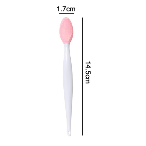 Lippenpeelingpinsel, Lippenpinsel-Tool, doppelseitiger Silikonpinsel 1