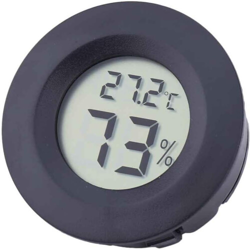 Mini LCD Display Runde Digital Thermometer, Hygrometer Kühlschrank Gefrierschrank 1