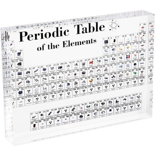Periodensystem der chemischen Elemente aus Acryl, Lehrmittel (ohne echte Elemente) 1