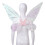 Kinder Glitzernde transparente Feenflügel Halloween Elfenkostüm 2