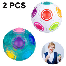 Stück Zauberwürfel im Puzzleball Glow Match Puzzle Cube - Weiß