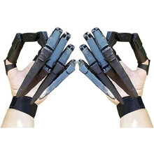 Cosplay-Requisitenausrüstung, bewegliche Finger, 3D-gedruckte bewegliche Fingerverlängerungen - Schwarz
