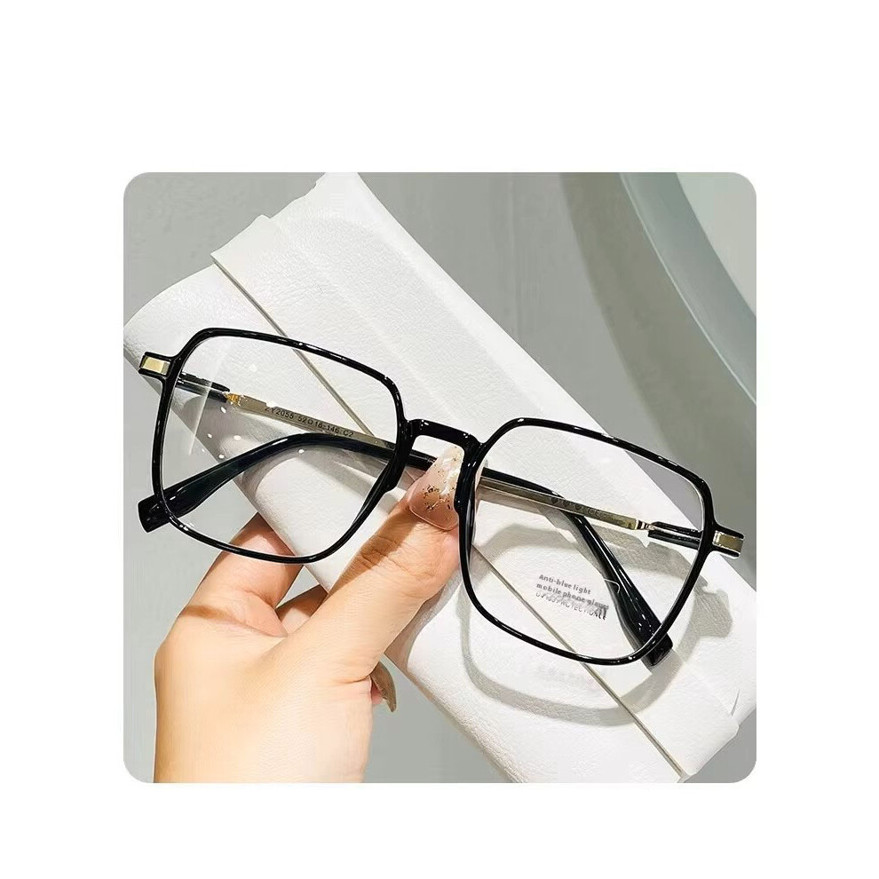 (Black, +0.75) Big frame Reading Glasses Readers +0.5 +0.75 +1.00 +1.25 +1.5 +2.0 +3.0 +4.0-image-OPC-PHCKD5C-NEW