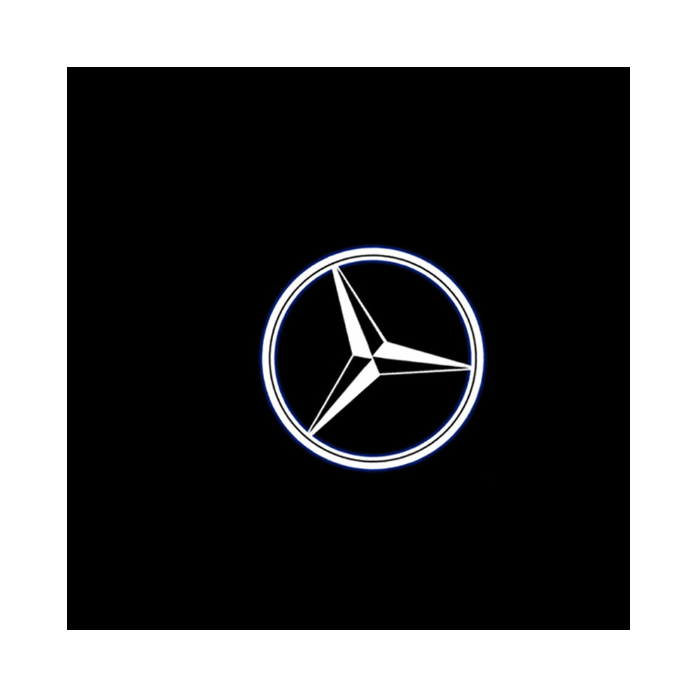 2 Pieces For Mercedes Benz Welcome Lamp Class E Class C Gls/Glc/Glb/Gla Door Projector Lamp (Mercedes Benz Standard) 7334477180198