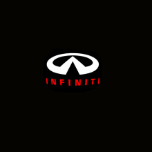 2-piece Infiniti welcome lamp FX/G/M/EX/QX60/QX70/Q60/Q70/Q50 door projection lamp (White +red )