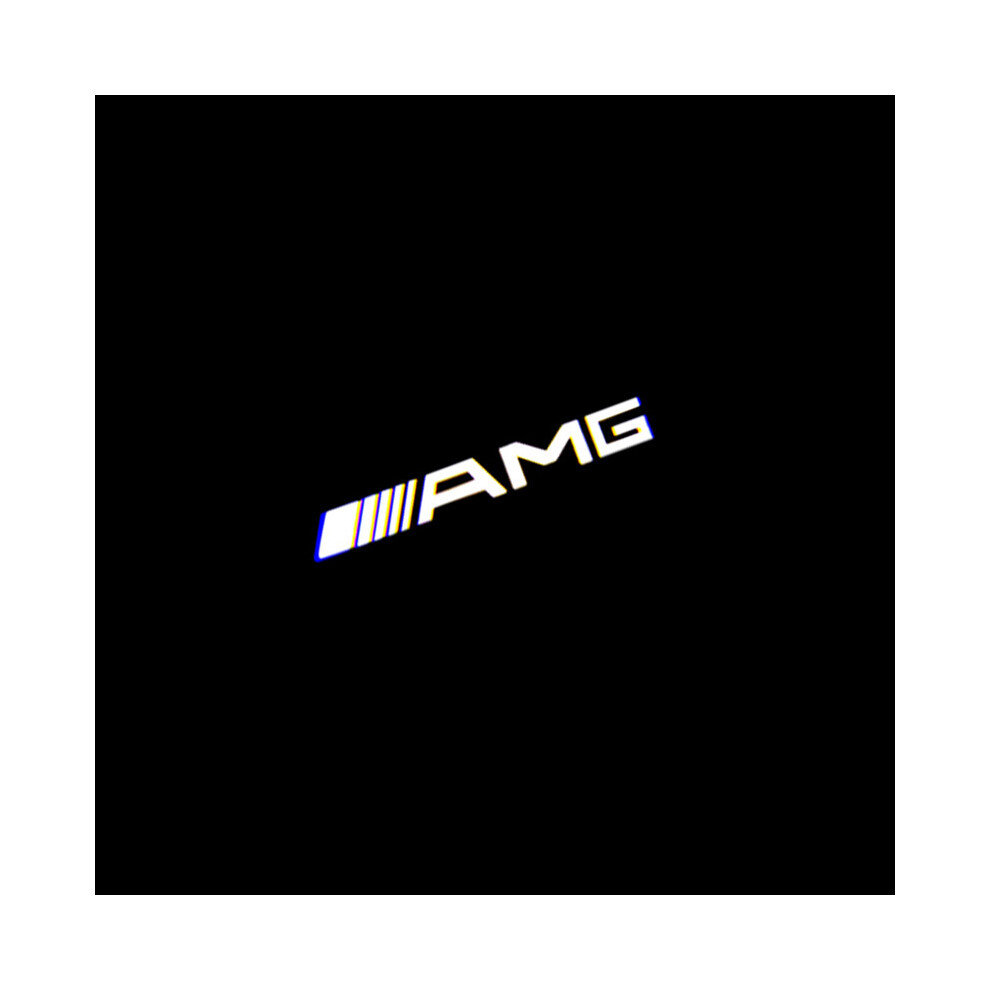 2 Pieces For Mercedes Benz Welcome Lamp Class E Class C Gls/Glc/Glb/Gla Door Projector Lamp (Amg) 7334477180181