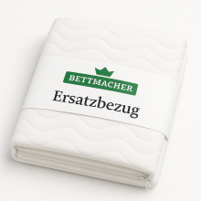 Bettmacher Topperbezug 80x200cm 5-7 cm Kernhöhe waschbar 60C OEKOTex Reißverschluss Mikrofaser Topper Ersatzbezug 80 x 200 cm
