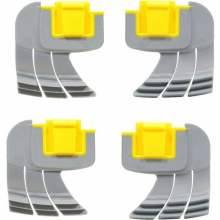 Set of 4 Cyclonic Scrub Brushes R0714400 for Zodiac MX8 MX6 Elite VHV Pool Cleaner