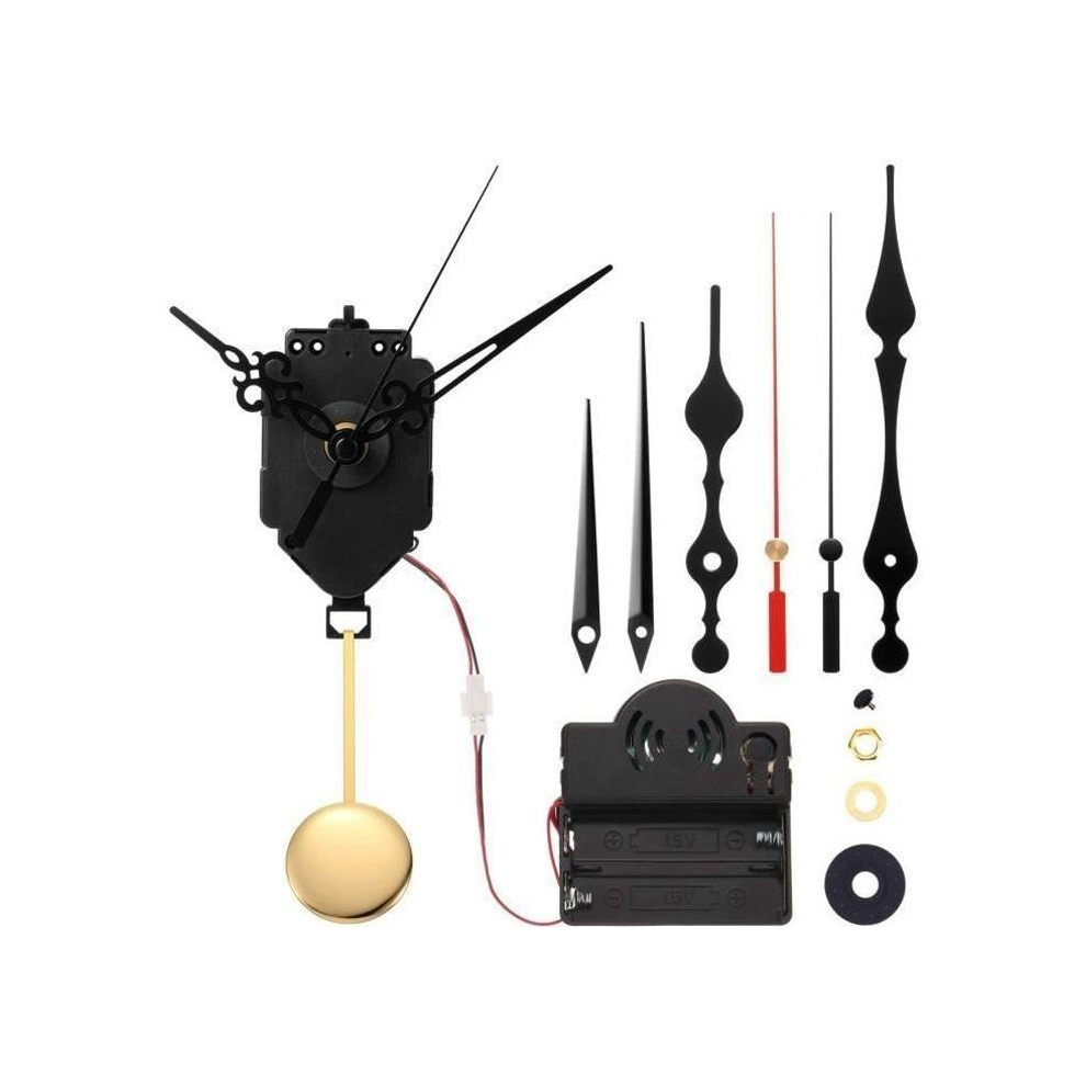 Aihontai Quartz Pendulum Clock Movement Westminster Melody Chime Clock Set With 3 Pairs Of Hands