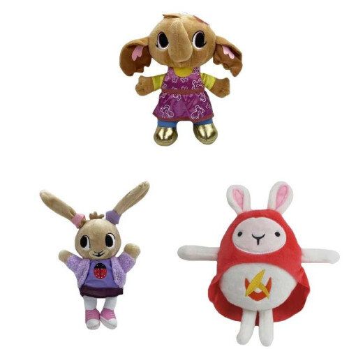 (Caped Rabbit)Bing Bunny Κουνελάκι Ελεφαντάκι Ξύλινο Αρκουδάκι Διακοσμητικό Διακόσμηση 1