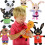 (Caped Rabbit)Bing Bunny Κουνελάκι Ελεφαντάκι Ξύλινο Αρκουδάκι Διακοσμητικό Διακόσμηση 5