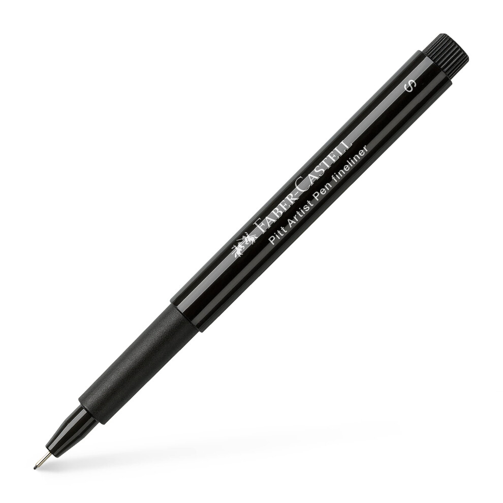 Faber-Castell Art & Graphic Pitt Artist Pen Fineliner India Ink Pen  Black  Single Pitt Pen  For Art  Craft  Drawing  Sketching  Home  School  Univers