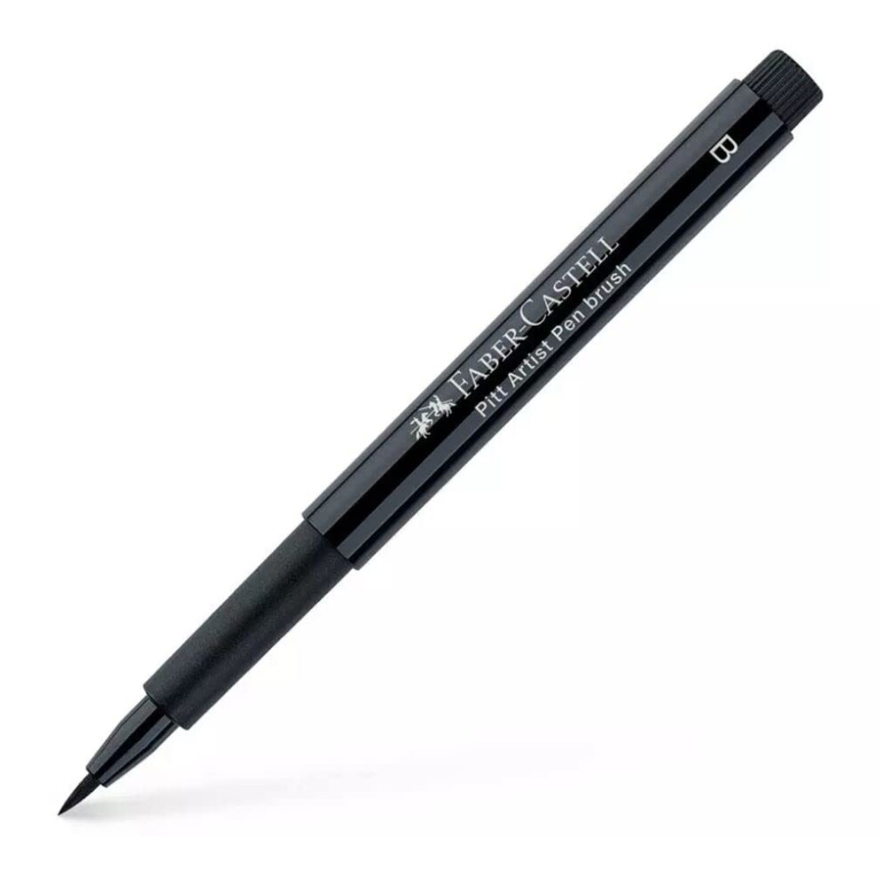 Faber-Castell Art & Graphic Pitt Artist Pen Brush India Ink Pen  Black  Single Pitt Pen  For Art  Craft  Drawing  Sketching  Home  School  University