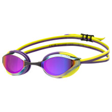 Arena Unisex Adultos Python Racing Gafas de natacin para hombres y mujeres Swimmers competitivos Lente de espejo anti-fog MAX Comfort Correa Dual Fi
