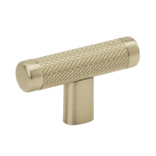 Amerock | Kitchen Cabinet Knob | Golden Champagne | 2-5/8 in (67 mm) | Bronx | 1 Pack | Furniture Hardware | Bathroom Drawer Knob| Dresser Drawer Hand