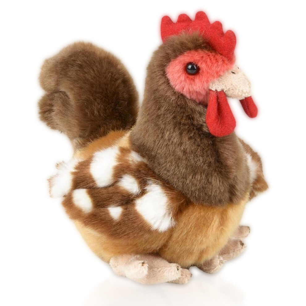 Forest & Twelfth, Gallo Di Peluche Da 6 Pollici, Morbido Peluche Per Bambini E Bambine, Realistico, Piccolo Animale Di Peluche, Decorazione Per C