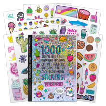 Fashion Angels 1000+ Ridiculously Cute Stickers for Kids - Fun Craft Stickers for Scrapbooks Planners Gifts and Rewards 40-Page Sticker Book for Ki