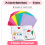Mr. Pen- Colorful Blank Books 4,2"""" x 5,5"""" 32 sider 24-pak Blanke notesbger til brn Mini-notesbger til brn Mini-journal til studerende Blank 2