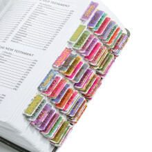Mr. Pen- Bijbel Tabs 75 Tabs Gelamineerde Bijbel Journaling Benodigdheden Bijbel Tabs Oude en Nieuwe Testament Bijbel Tabs voor Vrouwen Bijbel Tabs v