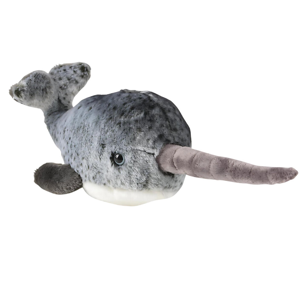 Forest & Twelfth 12 Zoll Grosser Narwal, Plusch-Erbstuck-Kollektion, Stofftier, Hochwertige Materialien, Tolles Geschenk Fur Kinder Ab 3 Jahren, K-image