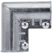 Jake Sales Chain Link Fence Gate Corner - Aluminum 1-3/8"""" Gate Corner for Chain Link Gates - Gate Corner includes Bolts for Easy Installation on