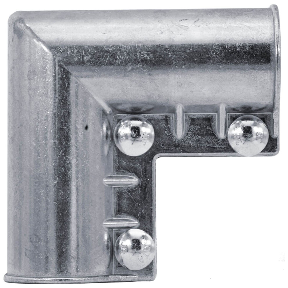 Jake Sales Chain Link Fence Gate Corner - Aluminum 1-3/8"" Gate Corner For Chain Link Gates - Gate Corner Includes Bolts For Easy Installation On Gate 840129211877