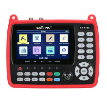 (As show, One size) Digital Satellite Finder Meter DVB-S/S2/T/T2/C Combo Meter Portable Satellite TV Signal Finder 2600m