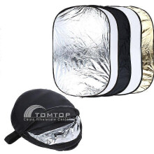(As show, One size) 24 x 36 inch 5 in 1 Portable Photography Studio Multi Photo Collapsible Light Reflector 60 x 90cm