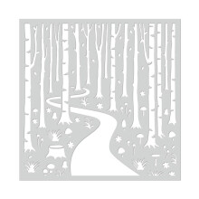 Hero Arts SA112-stencils Into The Woods-stencil