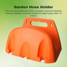 (As show, One size) Garden Hose Holder Sturdy Wall-Mounted Hose Hanger Heavy-Duty Water Hose Irrigation Tools Organizer for Garden