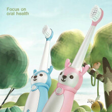 (As show, One size) Electric Toothbrush Oral Care Rechargeable Toothbrush 2-Minute Timer 80-Minute Battery Life IPX7 Waterproof Soft Rubber Shell for Comfortable Grip