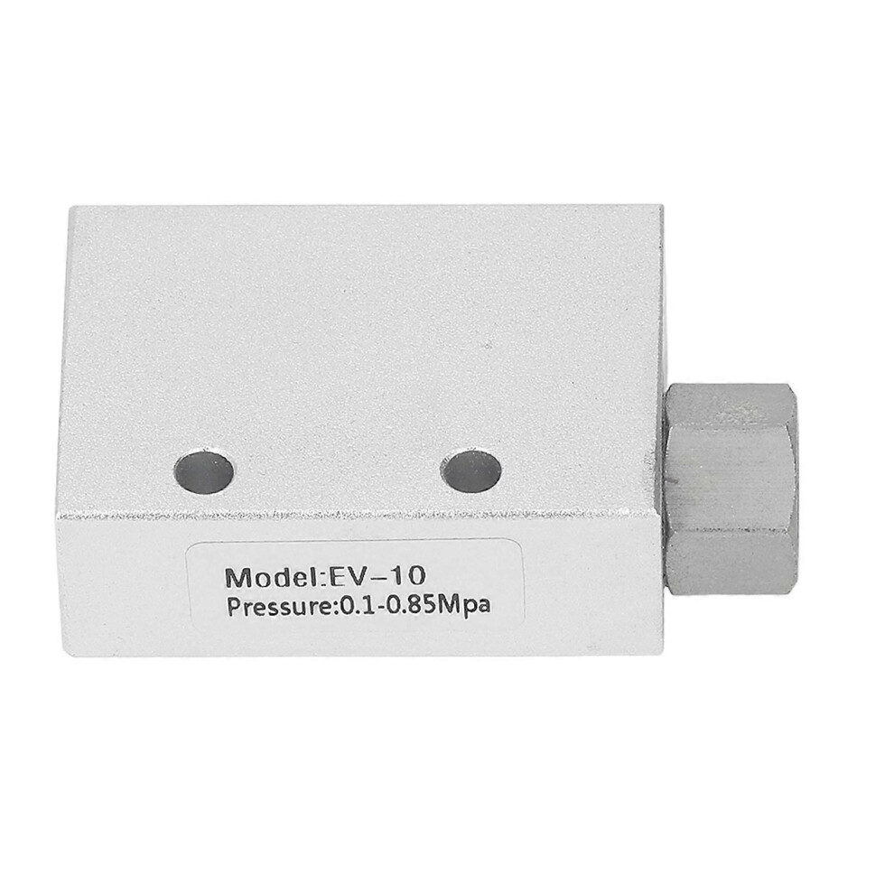 (As Show, One Size) Vacuum Generator Pneumatic Exhaust Air Ejector Fitting Aluminium Alloy Large Flow Valve Ev-10 6909775987599