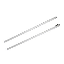 (As show, One size) Aluminum Folding Frame Poster Rail Clip Rail Poster Rail Poster Holder Snap