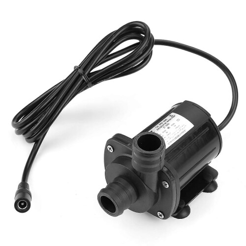(As show, One size) Mini Adjustable Speed Brushless Boost Water Pump 12V -40 ~100