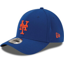 Nueva era MLB 39Tre Equipo Classic Stretch Flex Fit Team Color Logo primario Logo del logotipo de la gorra de bisbol - New York Mets Blue - Large -X