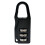 (As show, One size) 3 Dial Digit Number Code Password Combination Padlock Travel Security Safe Lock 1