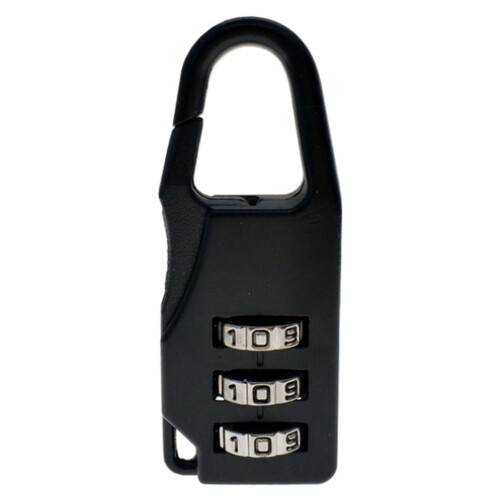 (As show, One size) 3 Dial Digit Number Code Password Combination Padlock Travel Security Safe Lock